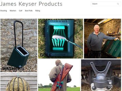Sample image from the Designtoo website portfolio (James Keyser Products)