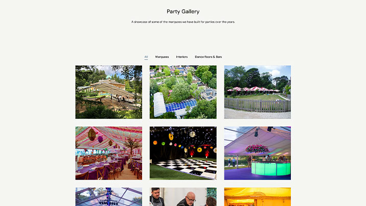 Portfolio Image for Flint & Lambourn Marquees